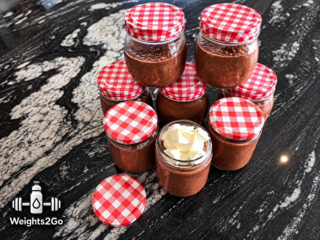 Chocolate Raspberry Chia Pudding